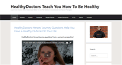 Desktop Screenshot of healthydoctors.com